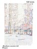 Winter Double-Sided Oil Painting Scarf